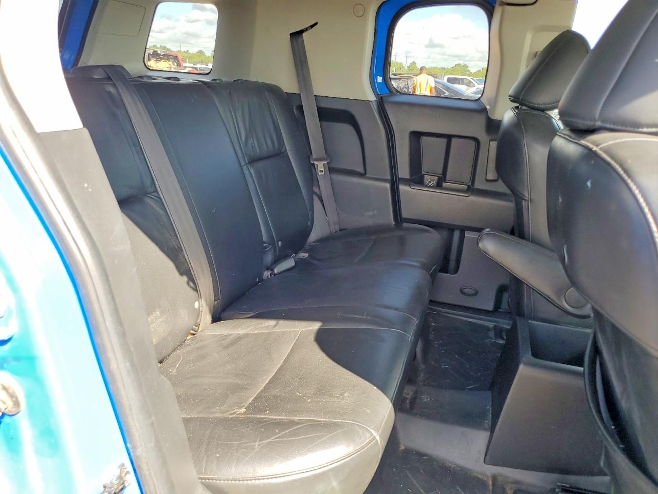 2008 Toyota Fj Cruiser Base Blue vin: JTEBU11F480105136