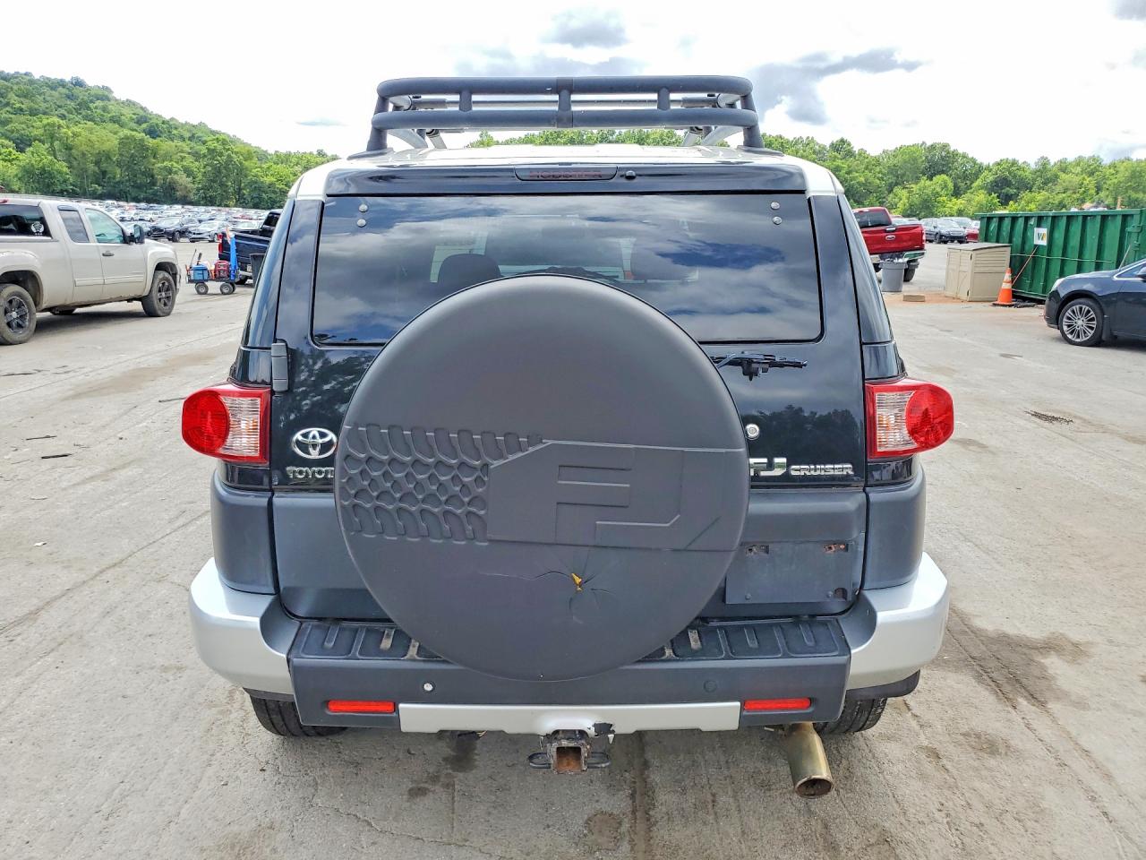 2008 Toyota Fj Cruiser Base Black vin: JTEBU11F48K014078