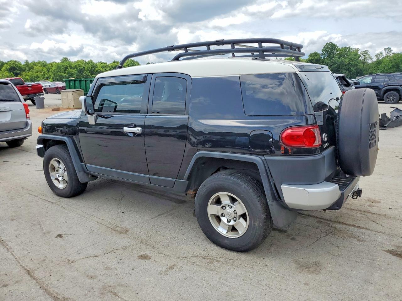 2008 Toyota Fj Cruiser Base Black vin: JTEBU11F48K014078