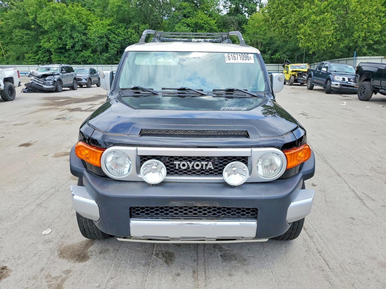 2008 Toyota Fj Cruiser Base Black vin: JTEBU11F48K014078