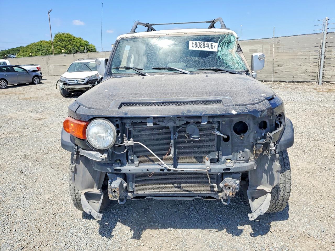 2008 Toyota Fj Cruiser Base Black vin: JTEBU11F48K014310