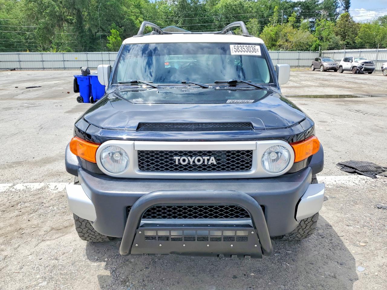 2008 Toyota Fj Cruiser Base Black vin: JTEBU11F48K038767