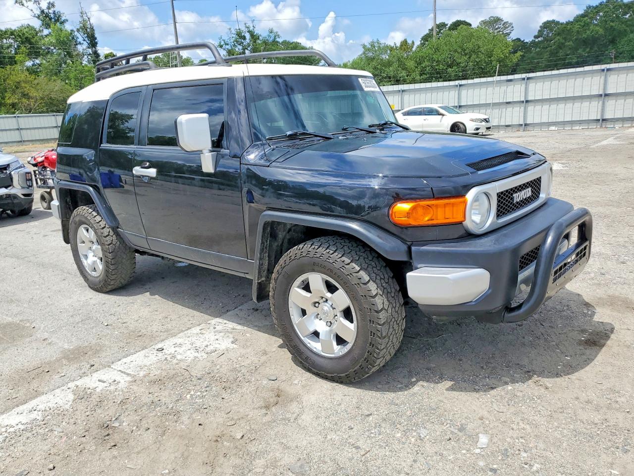 2008 Toyota Fj Cruiser Base Black vin: JTEBU11F48K038767