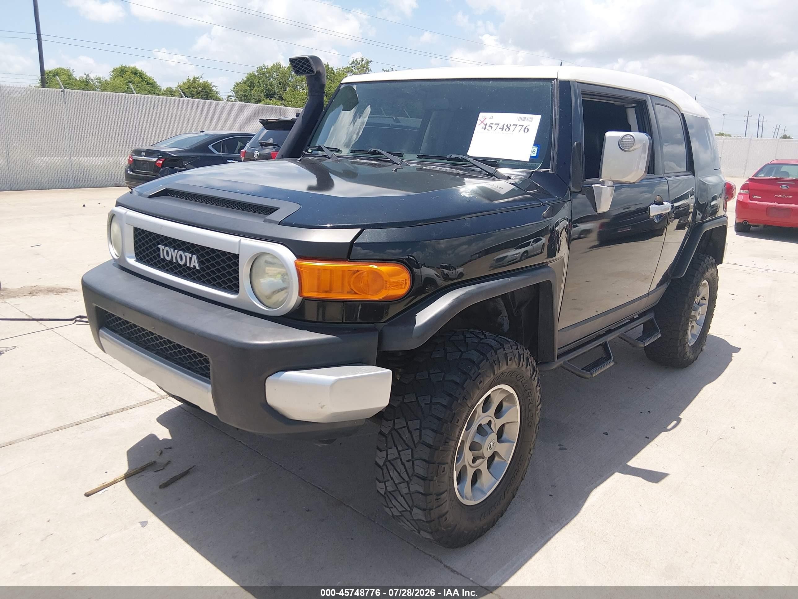 2007 Toyota Fj Cruiser   Black vin: JTEBU11F670016277