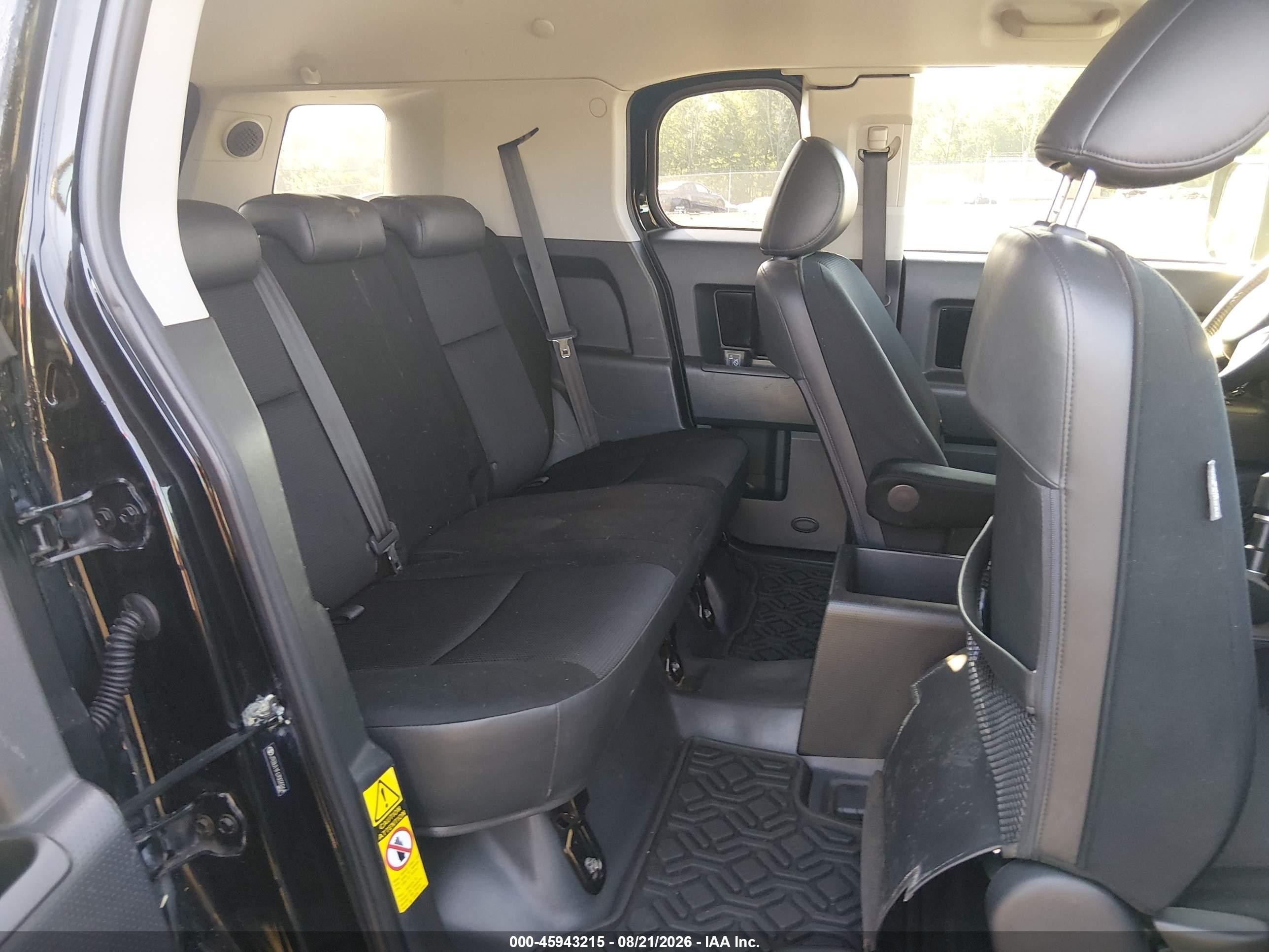 2007 Toyota Fj Cruiser   Black vin: JTEBU11F670020264