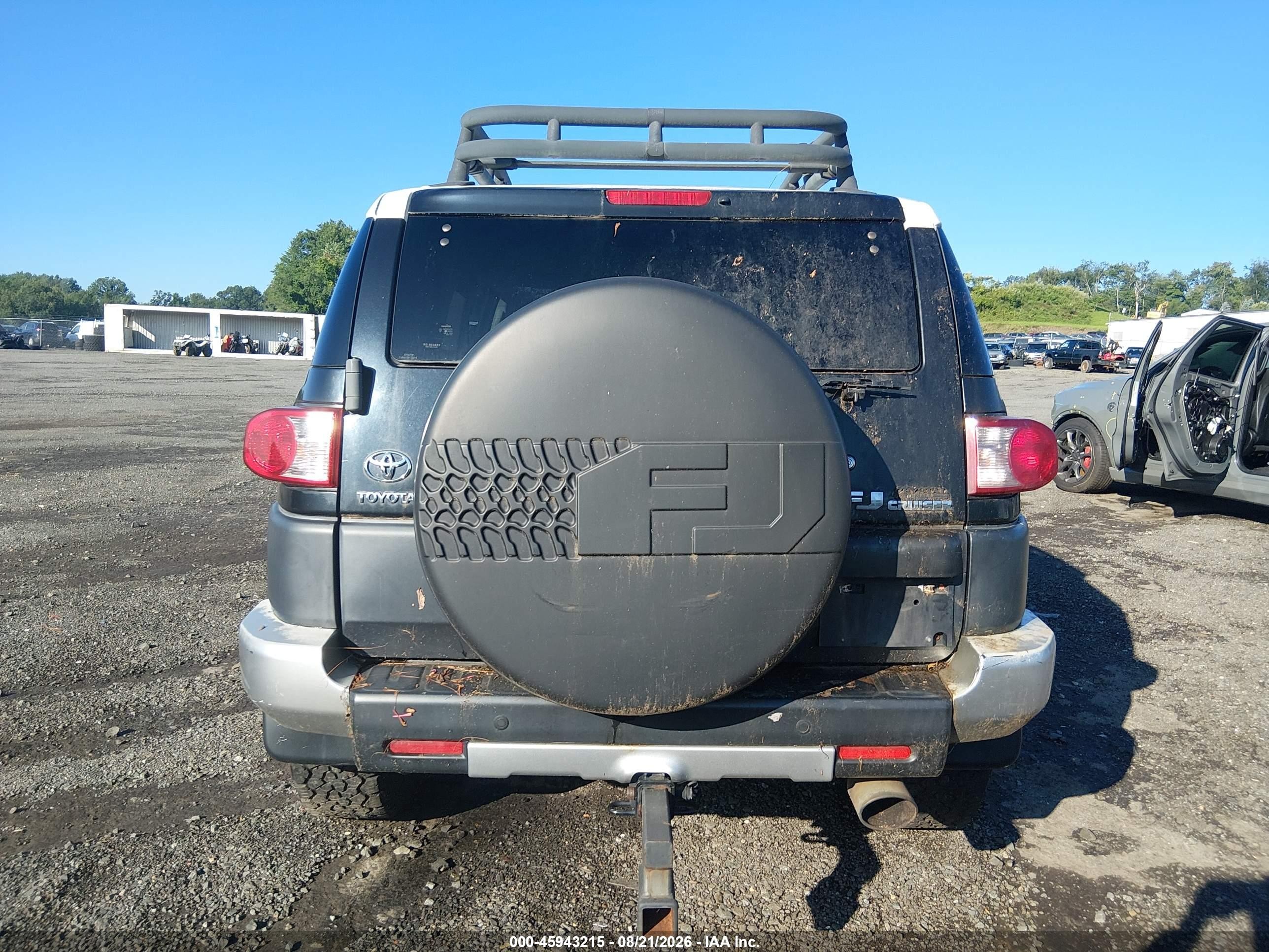 2007 Toyota Fj Cruiser   Black vin: JTEBU11F670020264