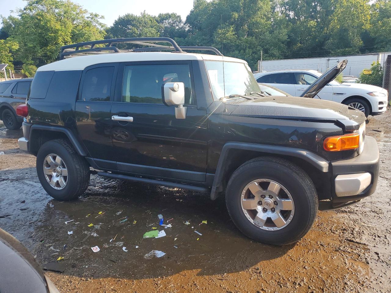 2007 Toyota Fj Cruiser Base Black vin: JTEBU11F670080125