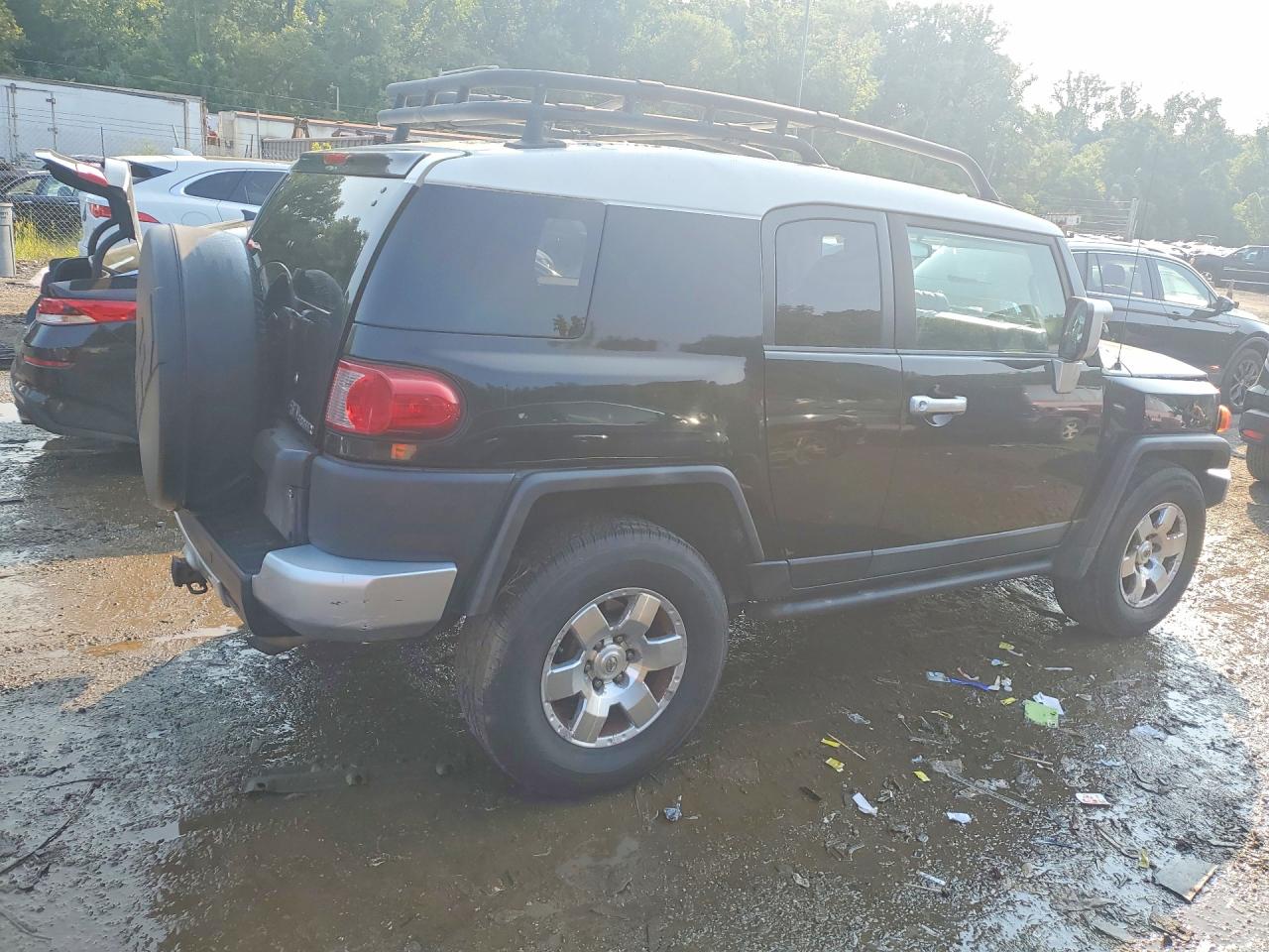2007 Toyota Fj Cruiser Base Black vin: JTEBU11F670080125