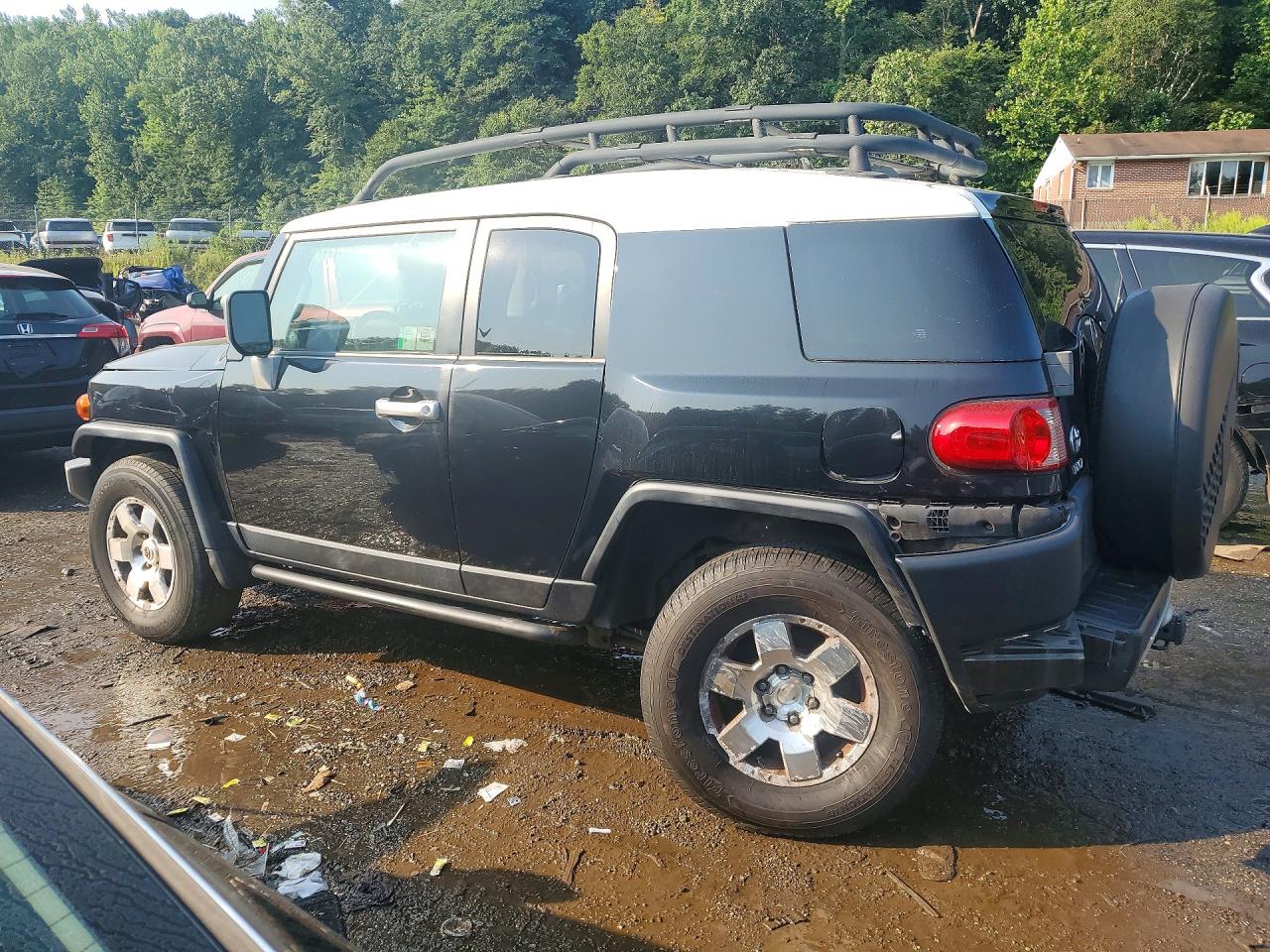 2007 Toyota Fj Cruiser Base Black vin: JTEBU11F670080125
