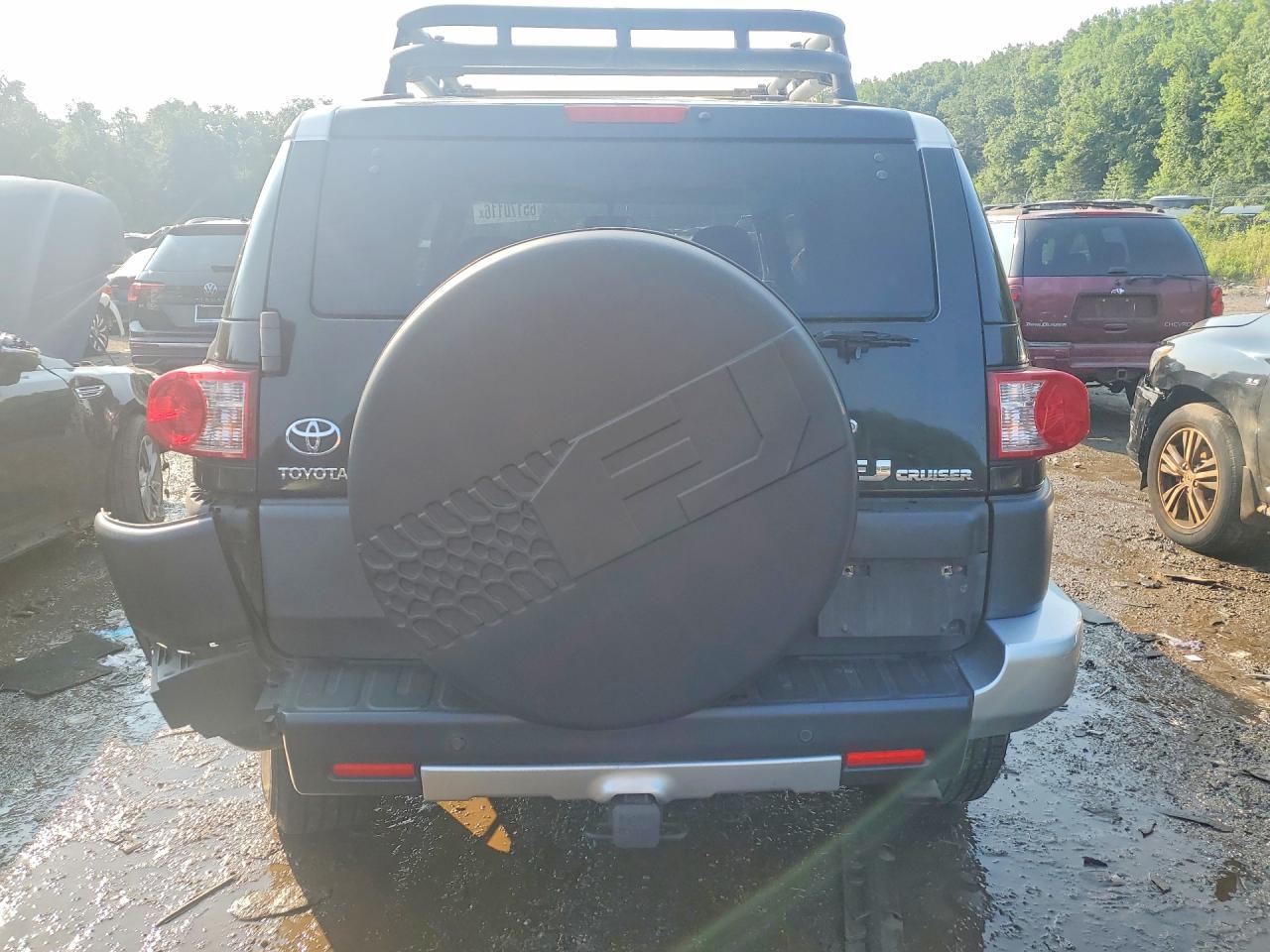 2007 Toyota Fj Cruiser Base Black vin: JTEBU11F670080125