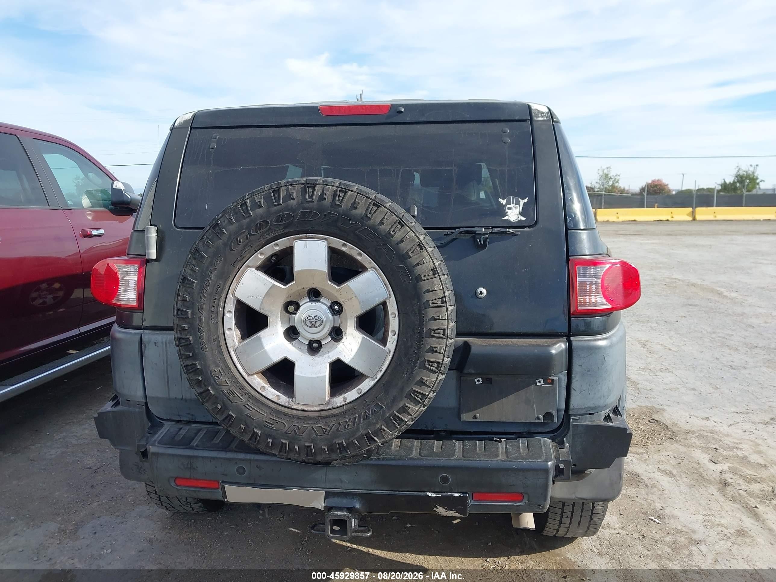 2007 Toyota Fj Cruiser   Black vin: JTEBU11F670087947
