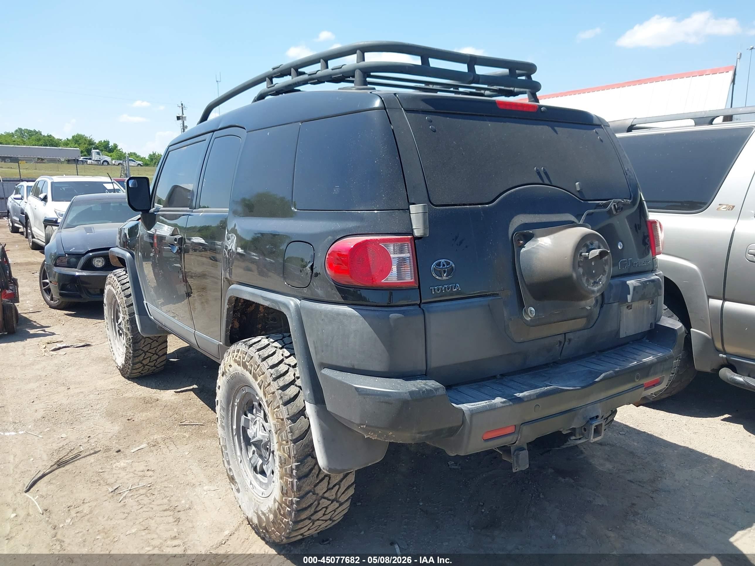 2008 Toyota Fj Cruiser   Black vin: JTEBU11F680104604