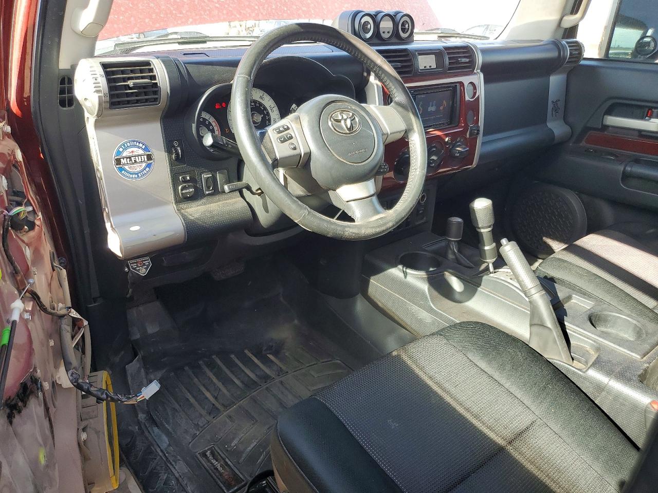 2008 Toyota Fj Cruiser Base Burgundy vin: JTEBU11F68K004572