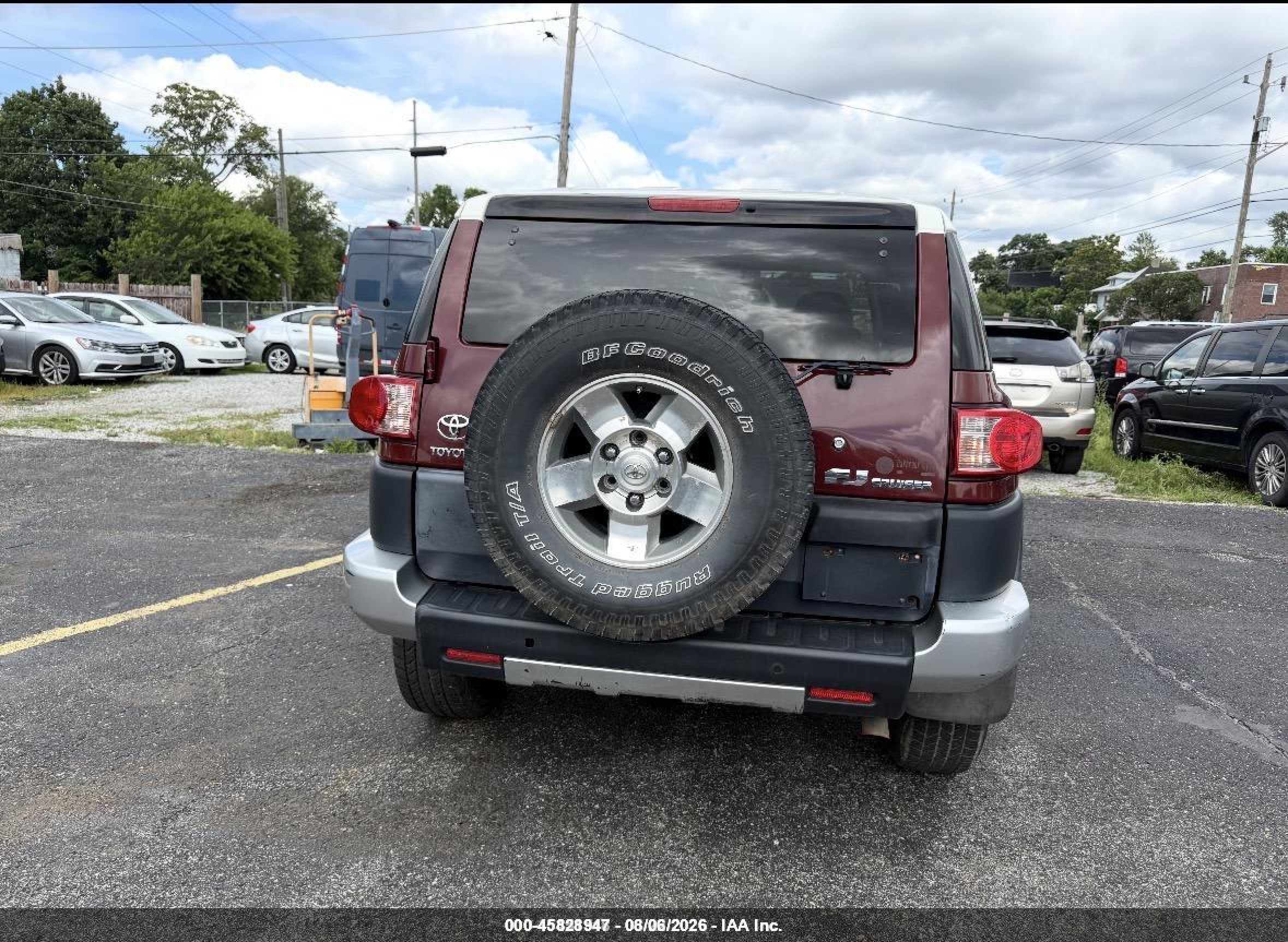 2008 Toyota Fj Cruiser   vin: JTEBU11F68K030590