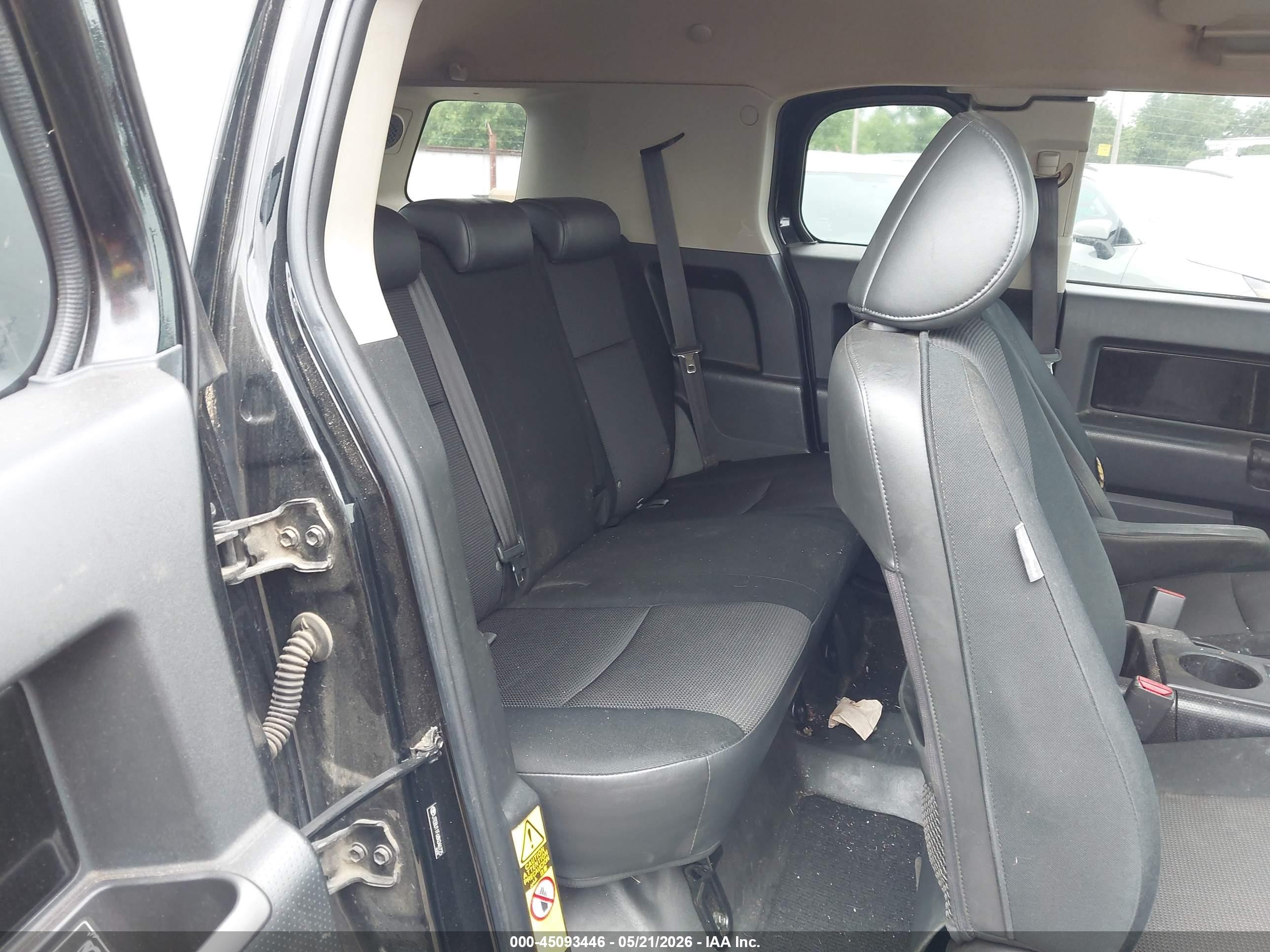 2008 Toyota Fj Cruiser   Black vin: JTEBU11F68K046725