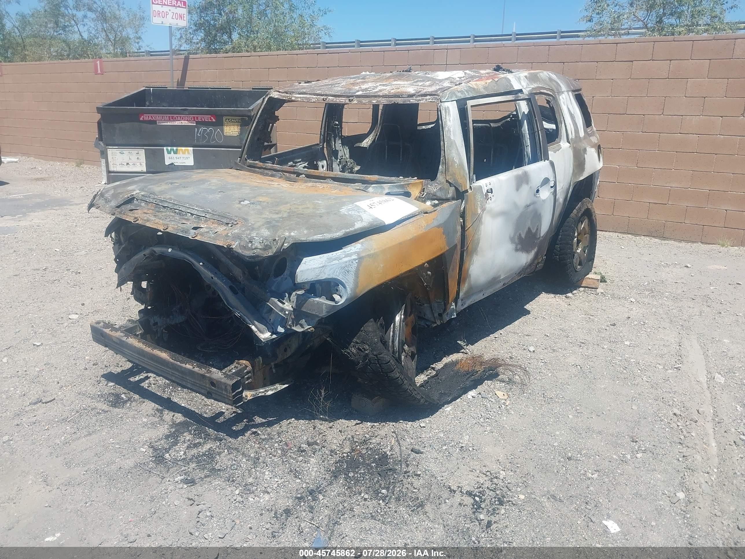 2007 Toyota Fj Cruiser   Black vin: JTEBU11F770101077