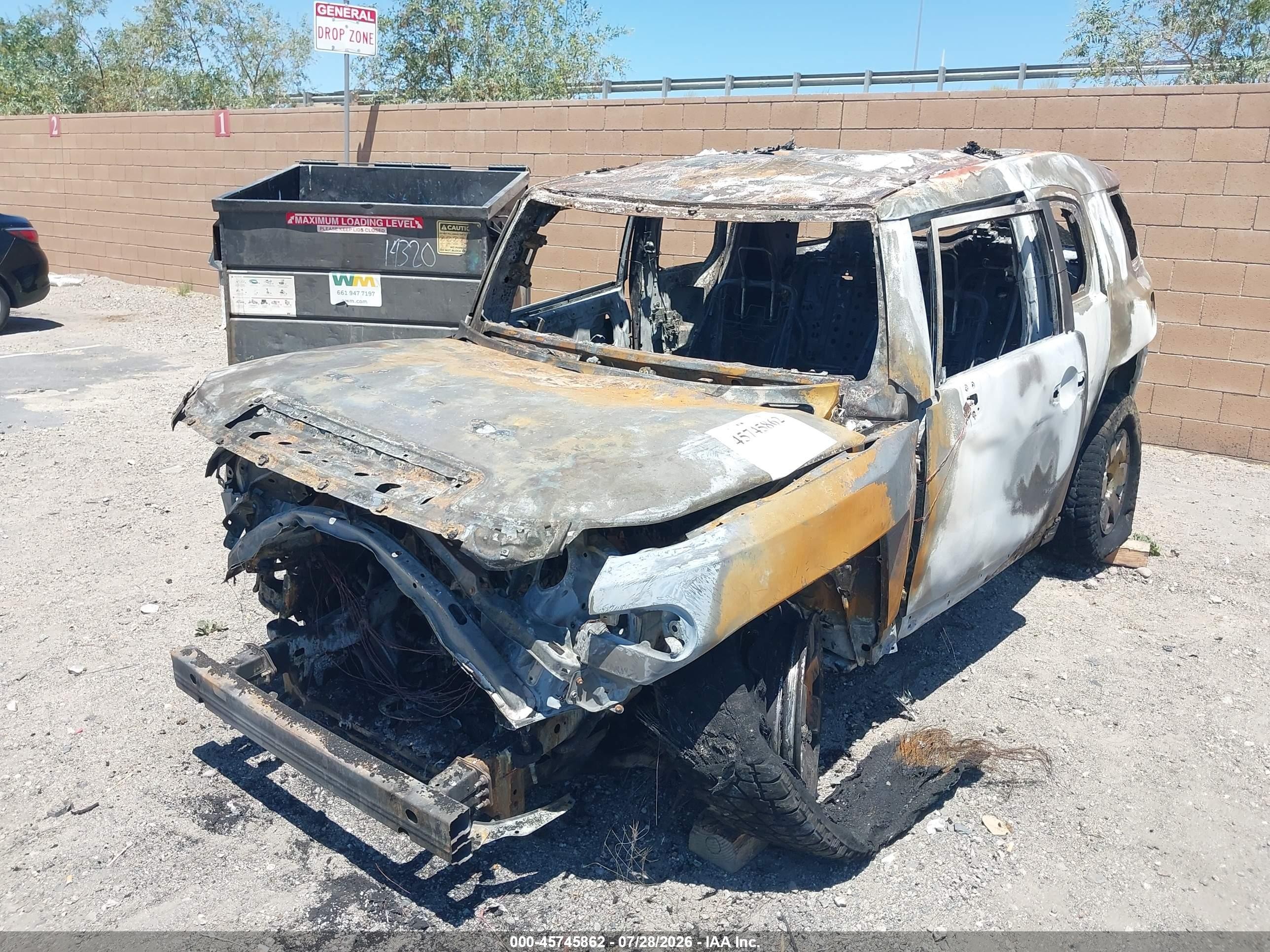2007 Toyota Fj Cruiser   Black vin: JTEBU11F770101077