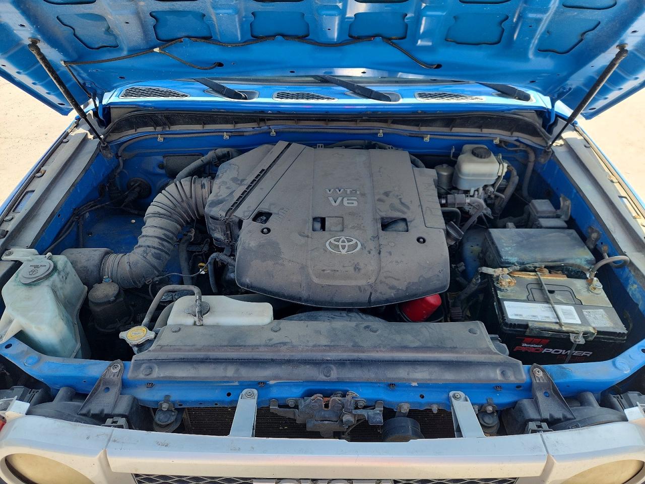 2007 Toyota Fj Cruiser Base Blue vin: JTEBU11F870011629