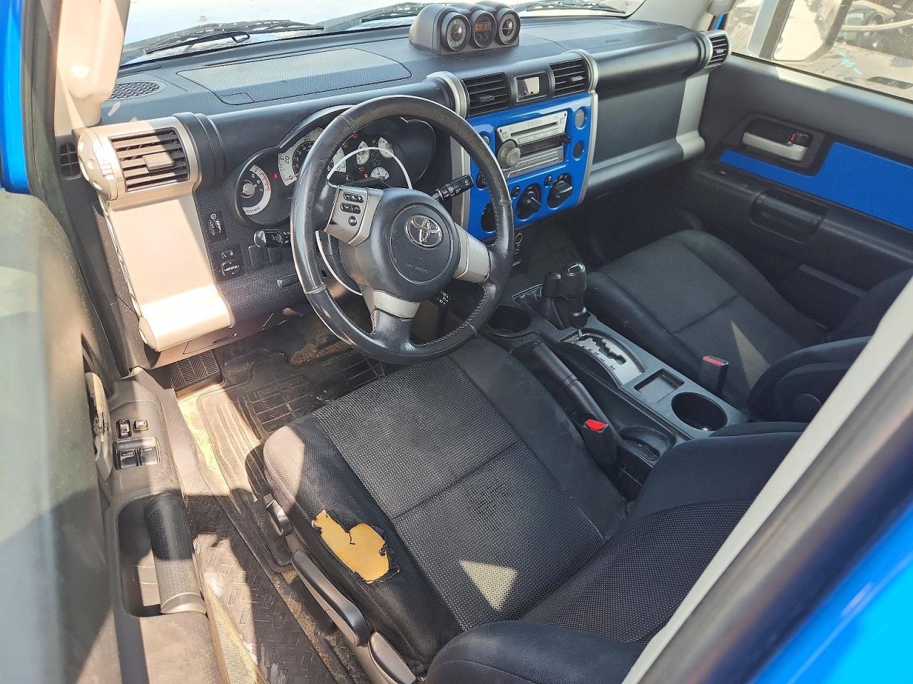 2007 Toyota Fj Cruiser Base Blue vin: JTEBU11F870011629