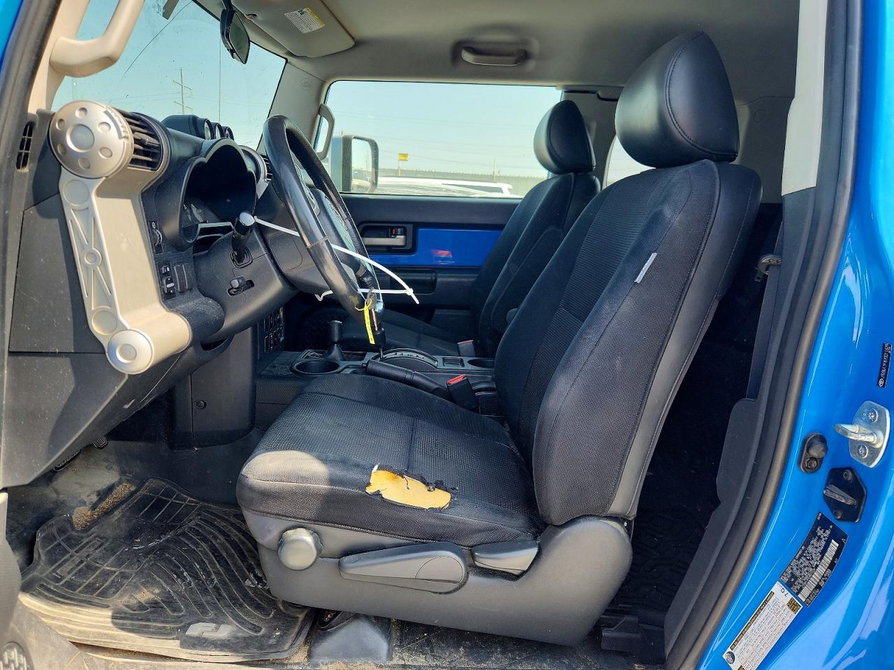 2007 Toyota Fj Cruiser Base Blue vin: JTEBU11F870011629