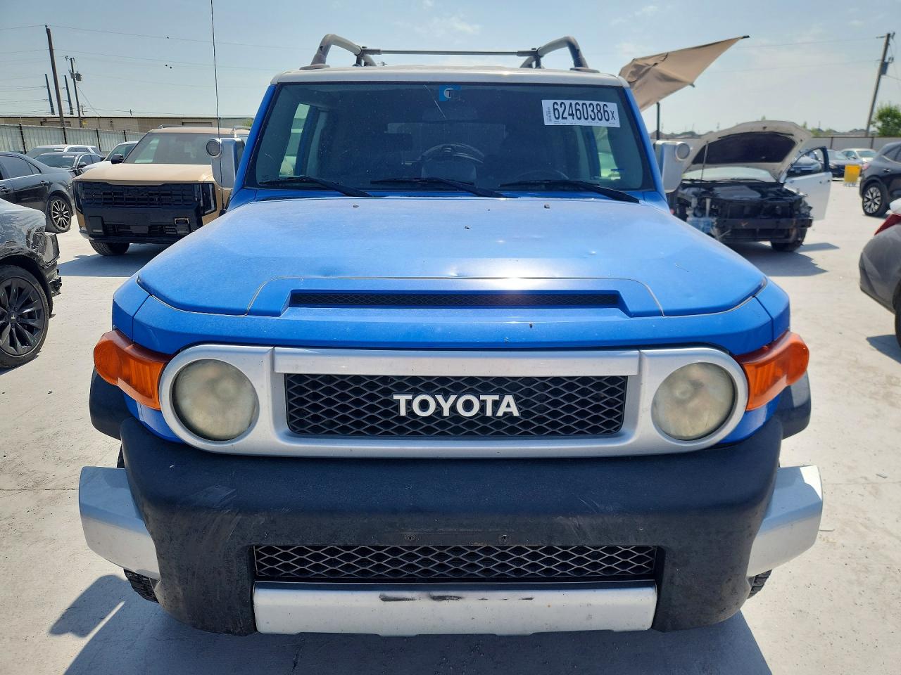 2007 Toyota Fj Cruiser Base Blue vin: JTEBU11F870011629