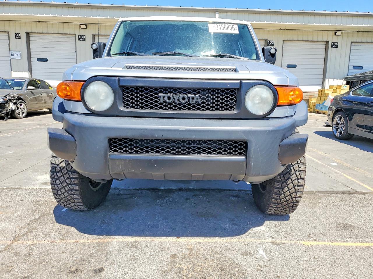 2007 Toyota Fj Cruiser Base Gray vin: JTEBU11F870018015