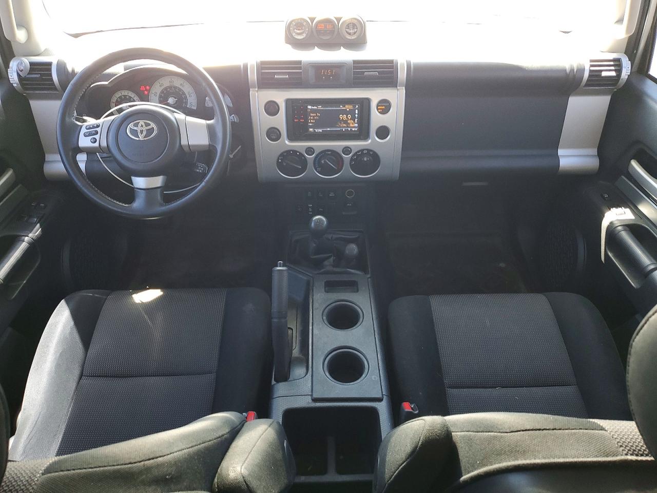 2007 Toyota Fj Cruiser Base Gray vin: JTEBU11F870018015