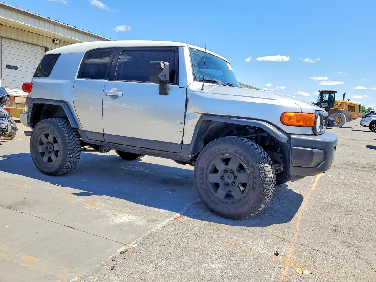 2007 Toyota Fj Cruiser Base Gray vin: JTEBU11F870018015