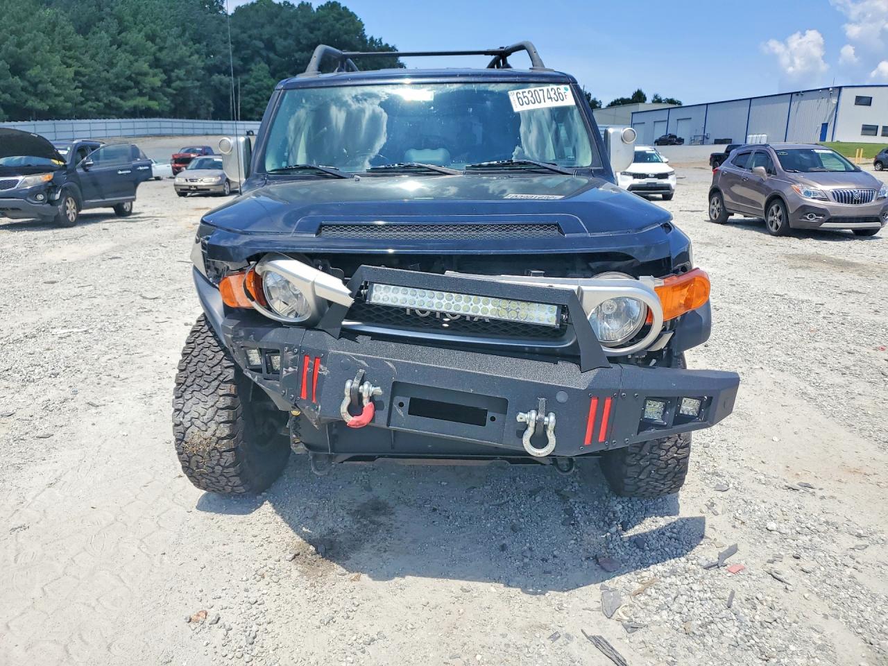 2007 Toyota Fj Cruiser Base Черный vin: JTEBU11F870055453