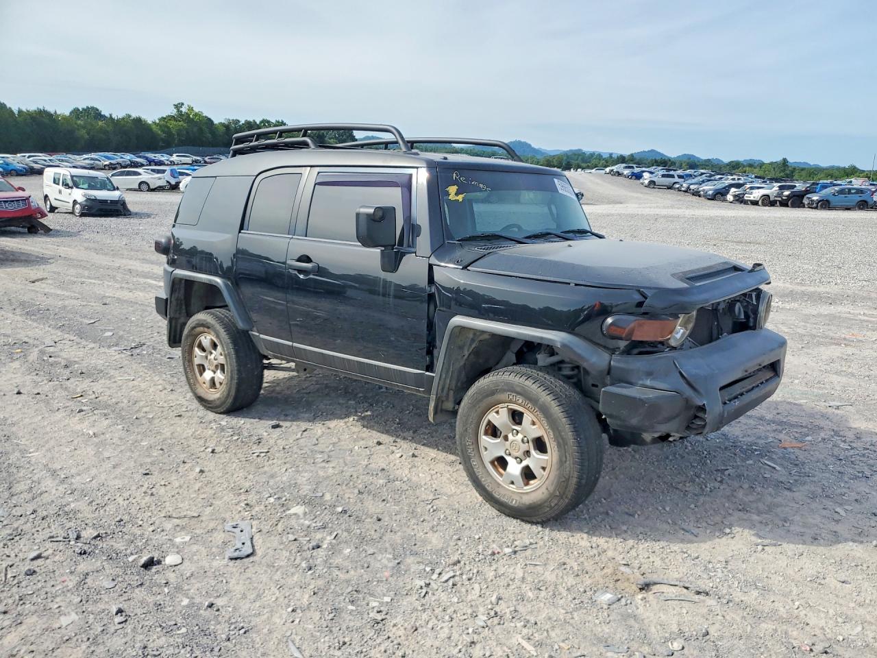 2007 Toyota Fj Cruiser Base Черный vin: JTEBU11F870075458