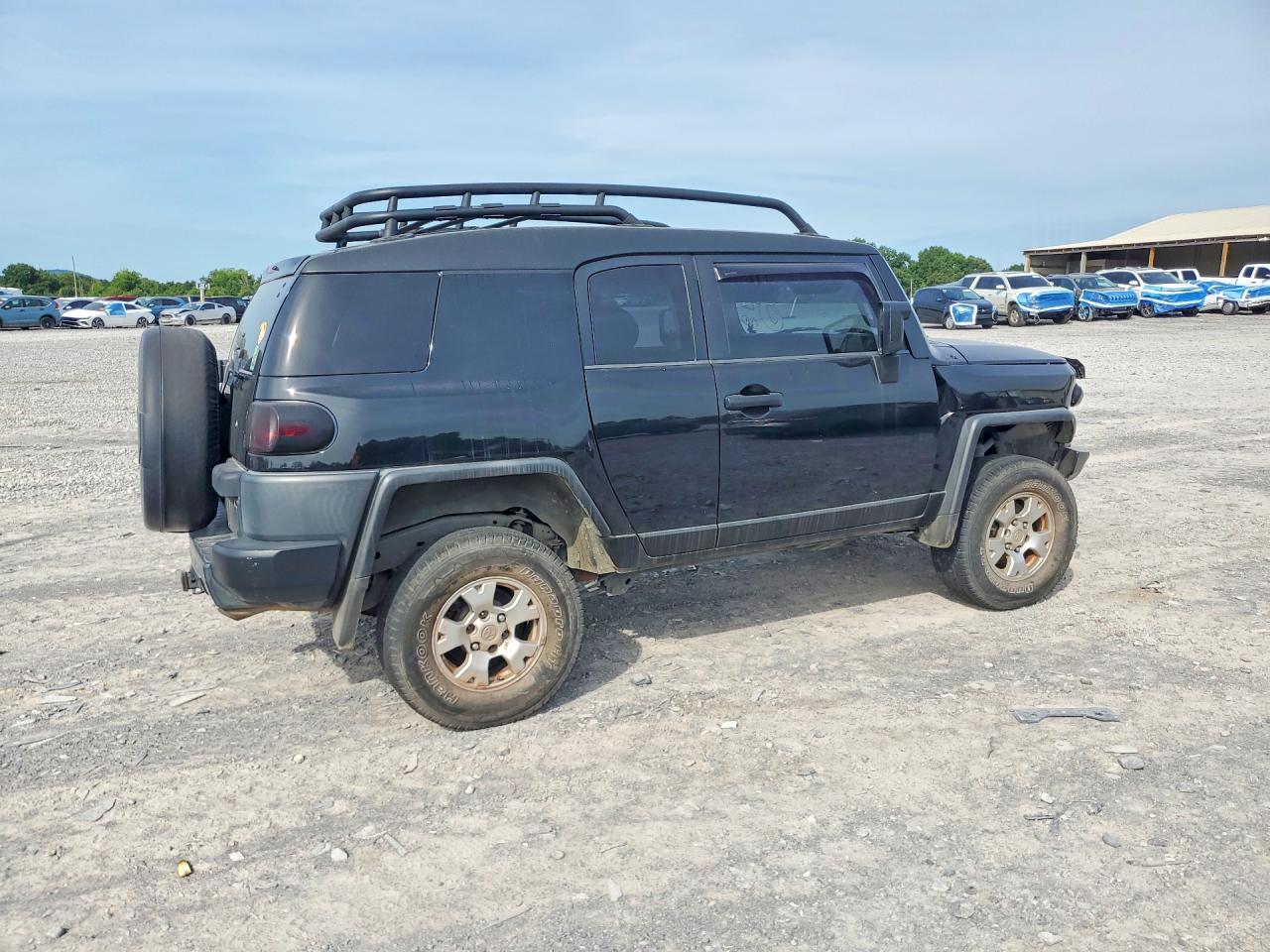 2007 Toyota Fj Cruiser Base Черный vin: JTEBU11F870075458