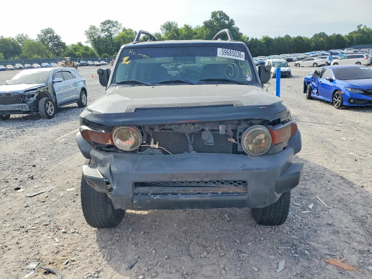 2007 Toyota Fj Cruiser Base Черный vin: JTEBU11F870075458