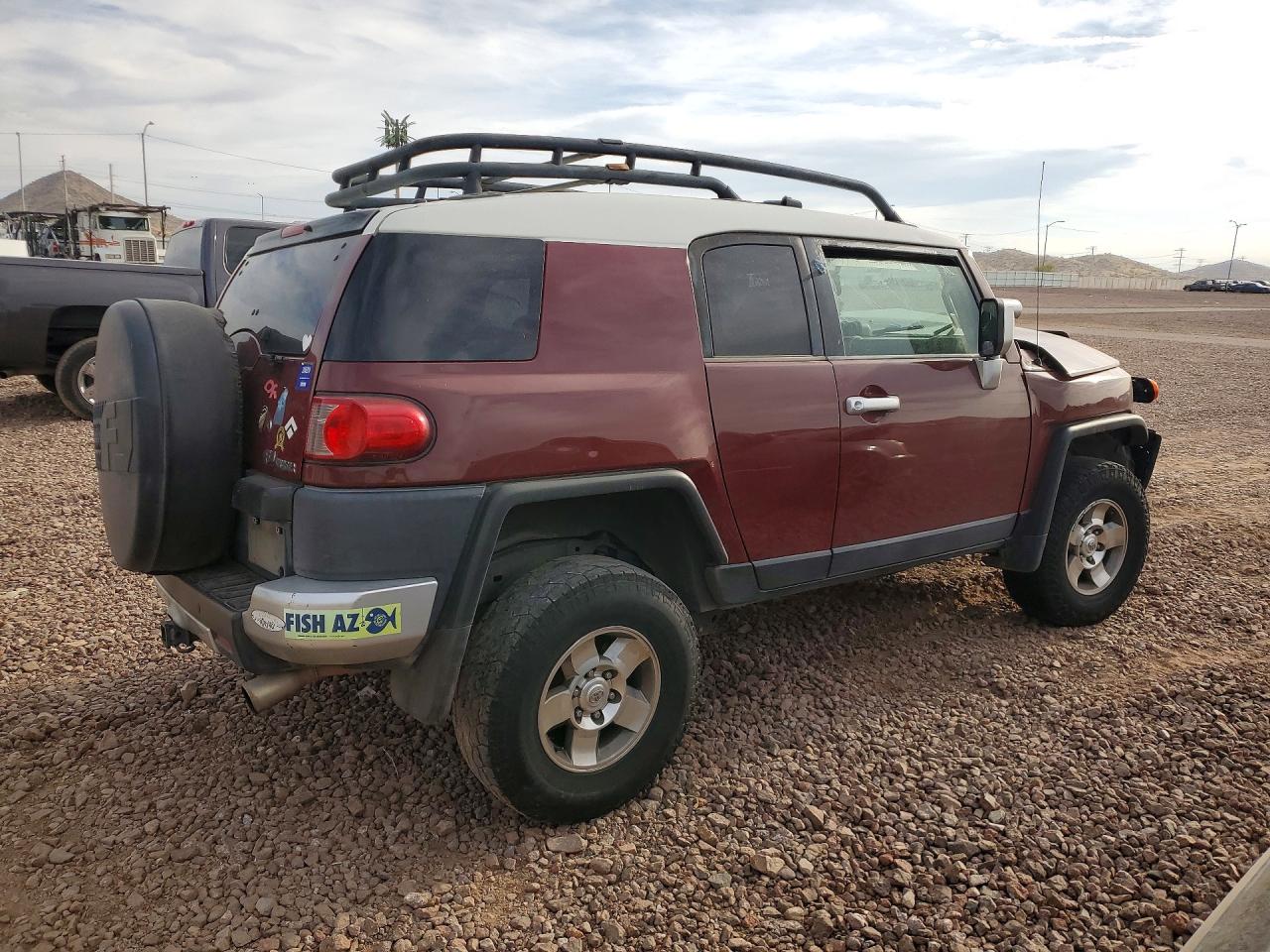 2008 Toyota Fj Cruiser Бордовый vin: JTEBU11F88K009689