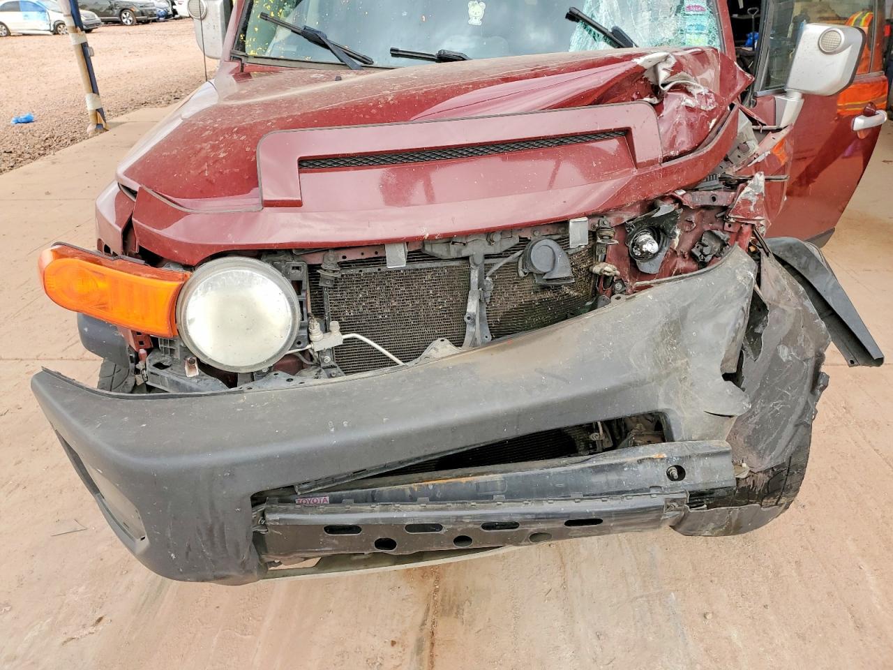 2008 Toyota Fj Cruiser Бордовый vin: JTEBU11F88K009689