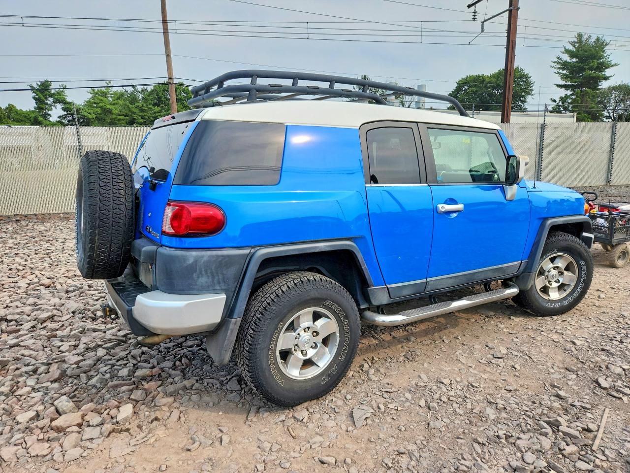 2008 Toyota Fj Cruiser Base Синий vin: JTEBU11F88K012107