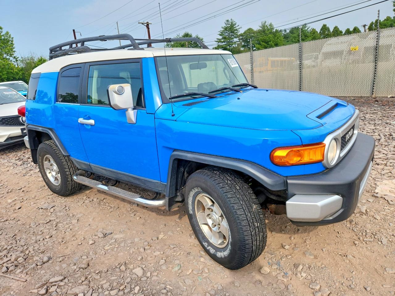2008 Toyota Fj Cruiser Base Синий vin: JTEBU11F88K012107