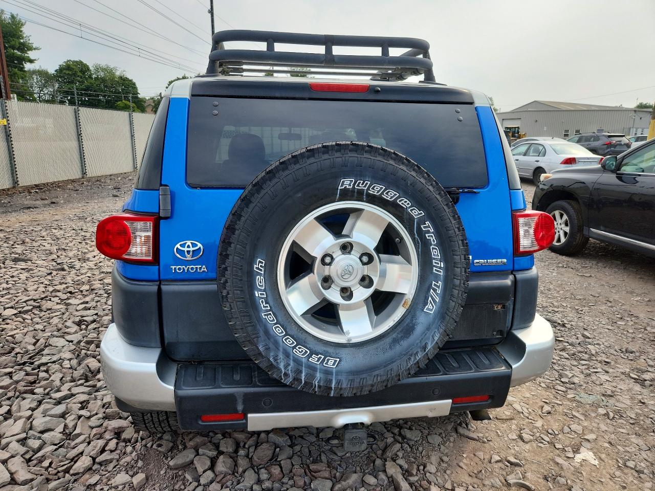 2008 Toyota Fj Cruiser Base Синий vin: JTEBU11F88K012107