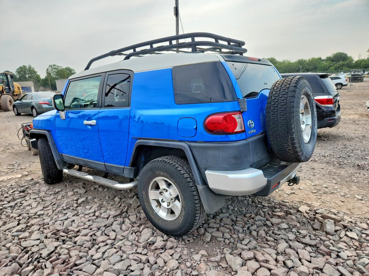 2008 Toyota Fj Cruiser Base Синий vin: JTEBU11F88K012107