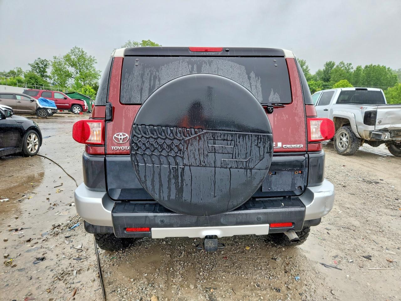 2008 Toyota Fj Cruiser Base Brown vin: JTEBU11F88K034253