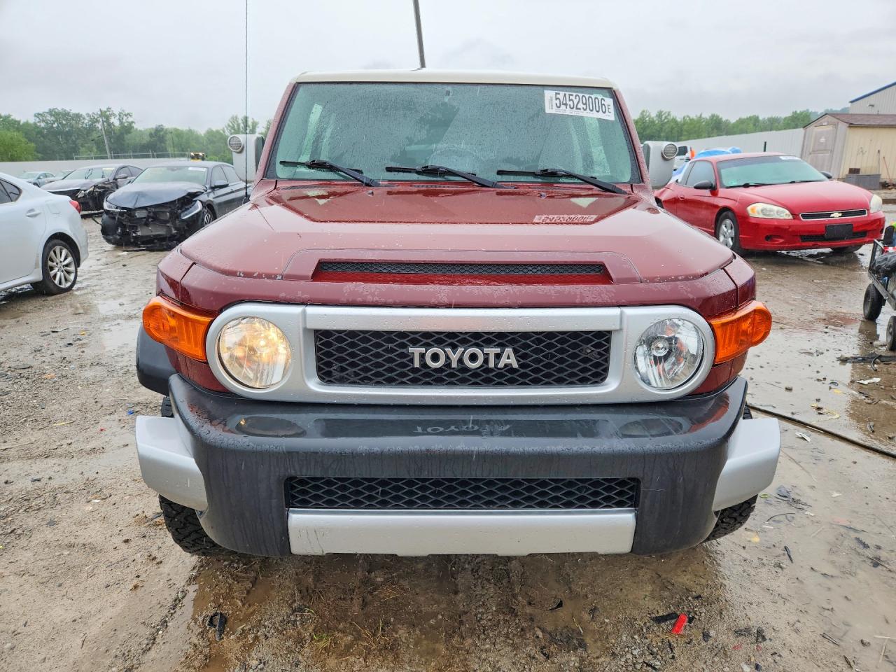 2008 Toyota Fj Cruiser Base Brown vin: JTEBU11F88K034253