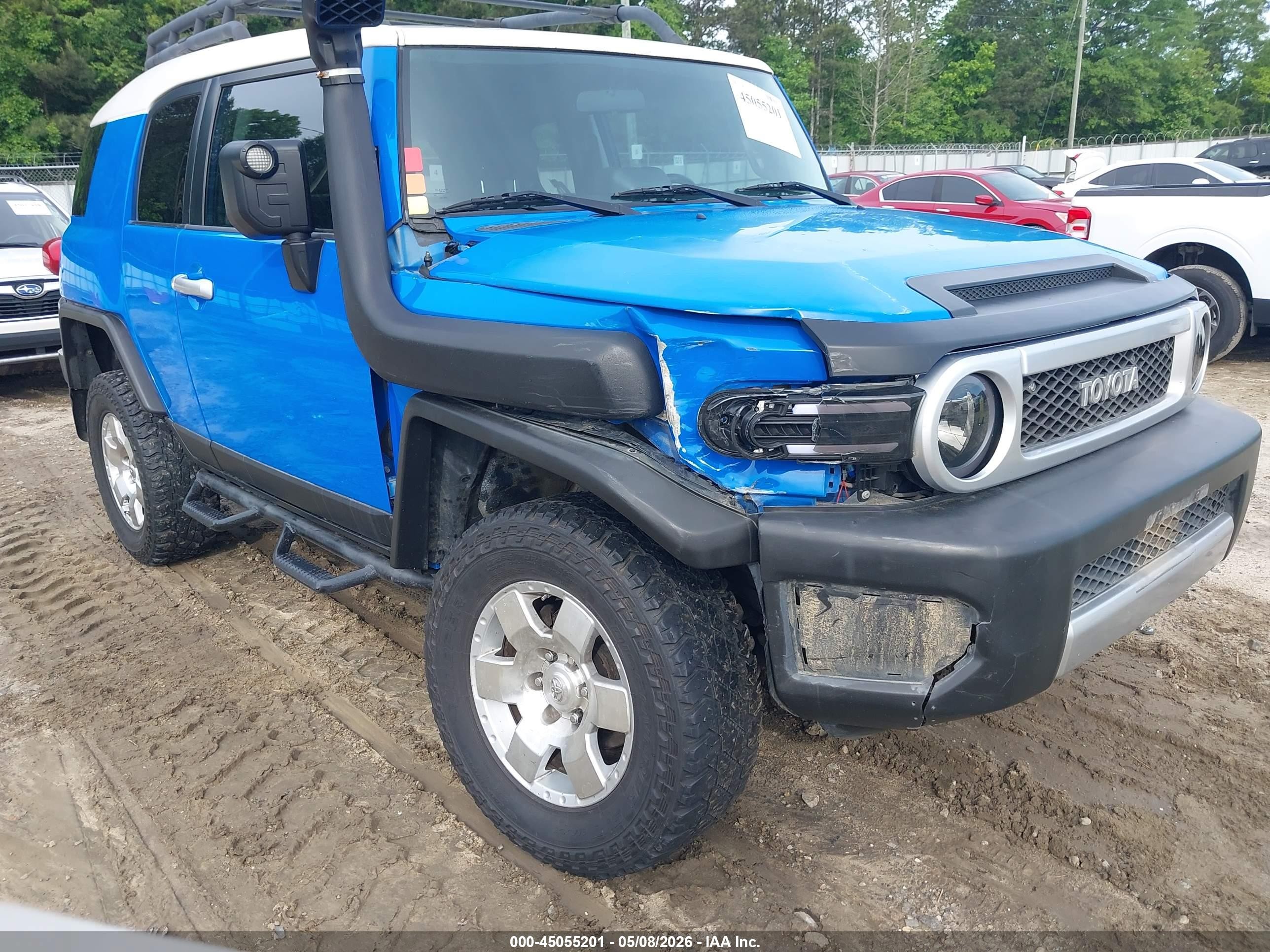 2008 Toyota Fj Cruiser   Синий vin: JTEBU11F88K045804