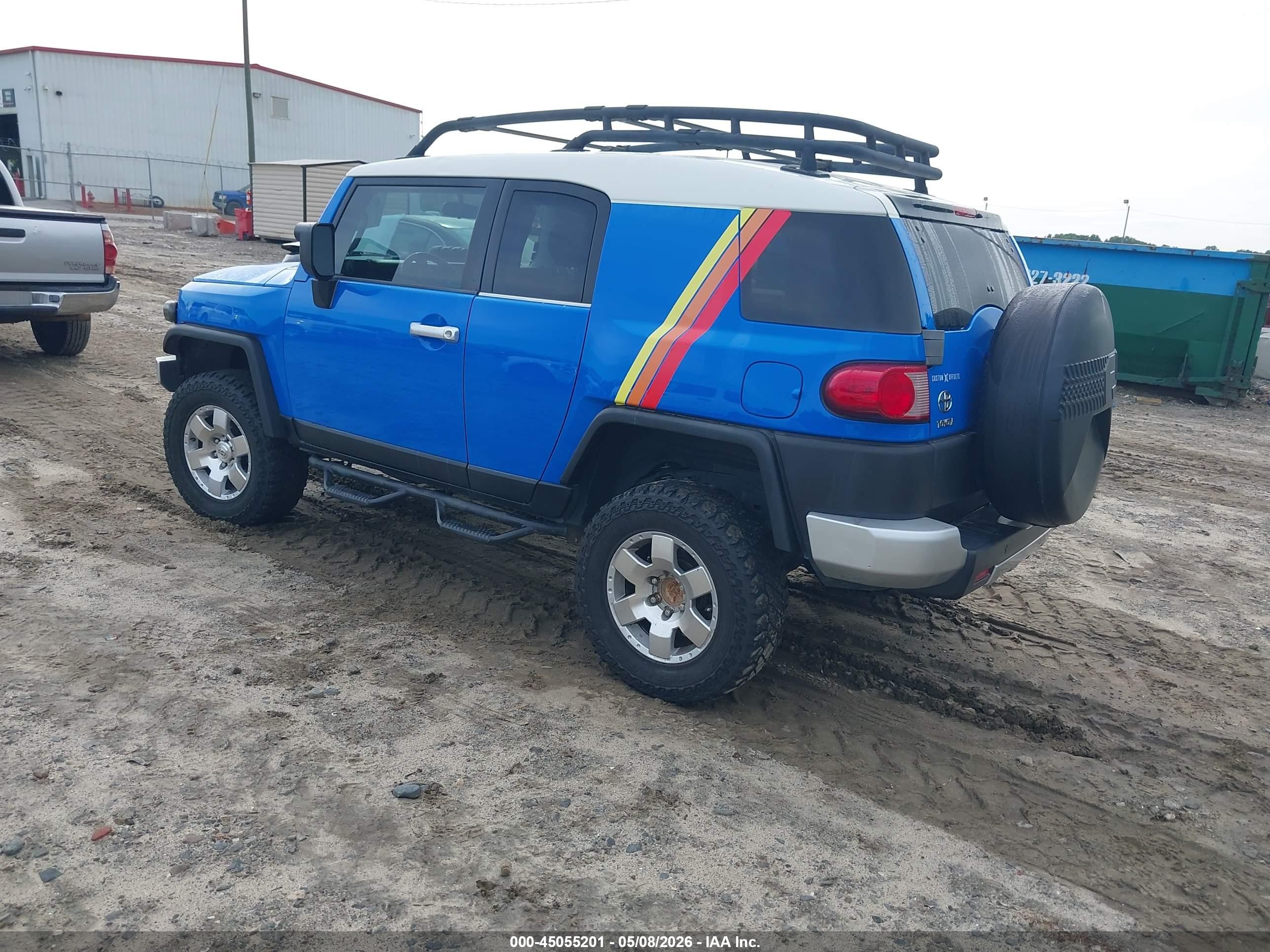 2008 Toyota Fj Cruiser   Синий vin: JTEBU11F88K045804