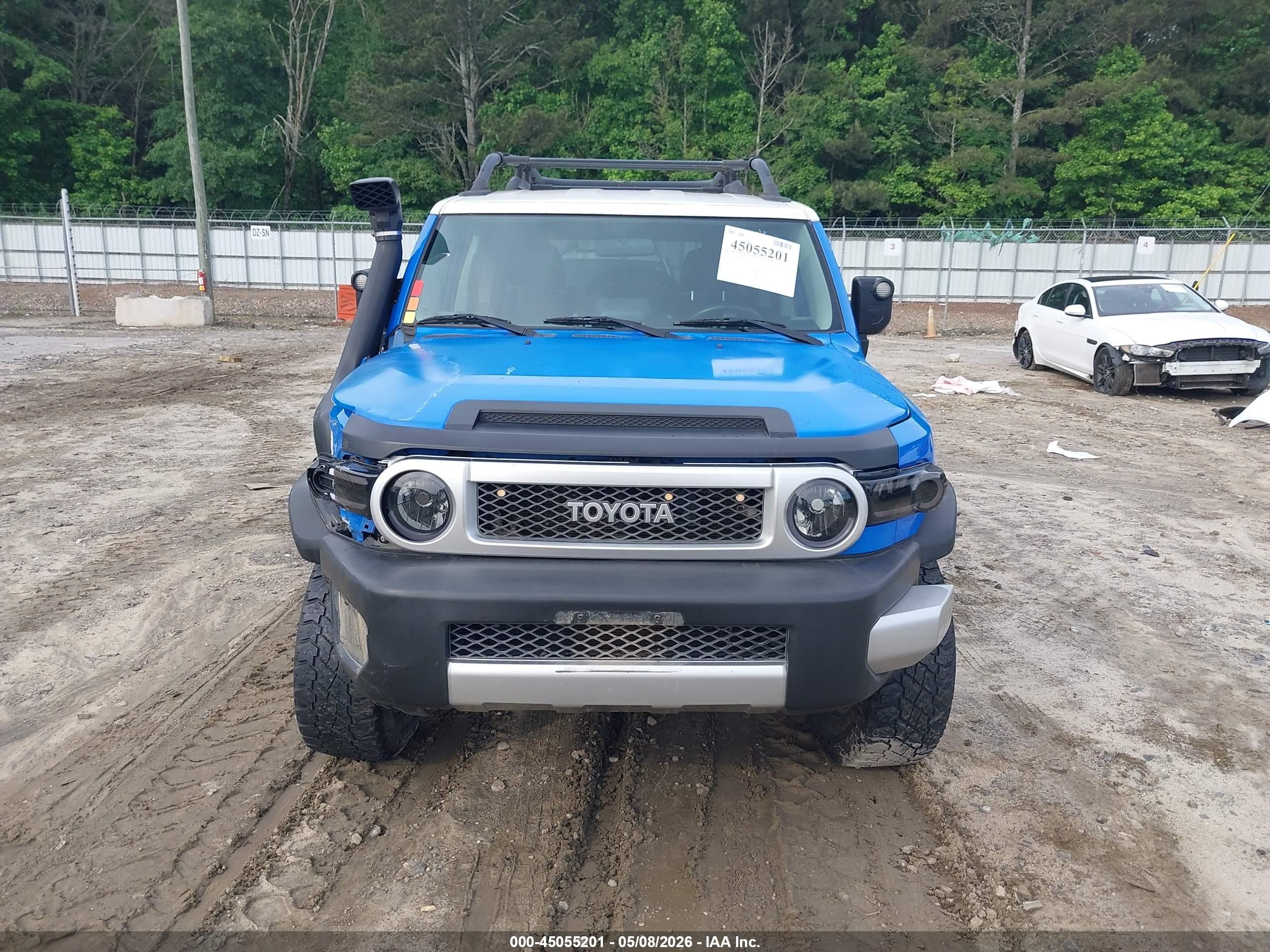 2008 Toyota Fj Cruiser   Синий vin: JTEBU11F88K045804