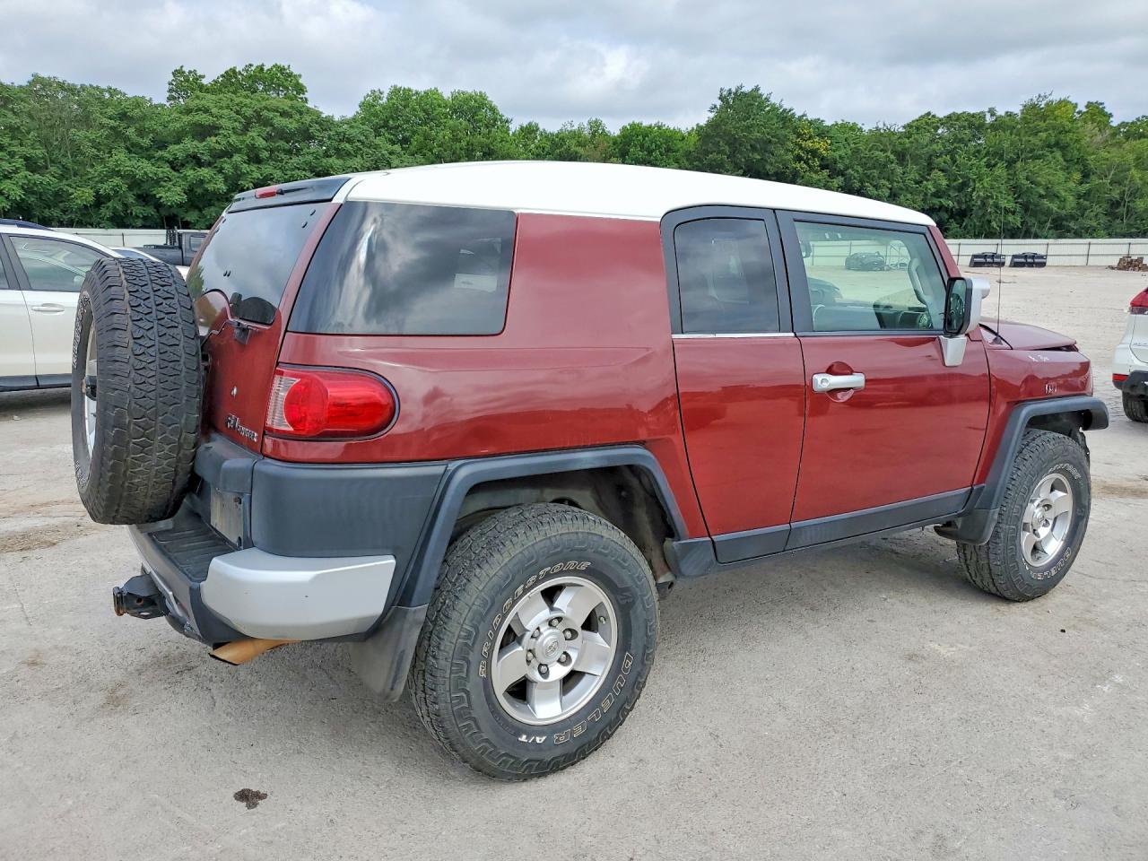 2009 Toyota Fj Cruiser Base Burgundy vin: JTEBU11F89K062765