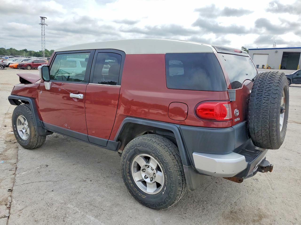 2009 Toyota Fj Cruiser Base Burgundy vin: JTEBU11F89K062765