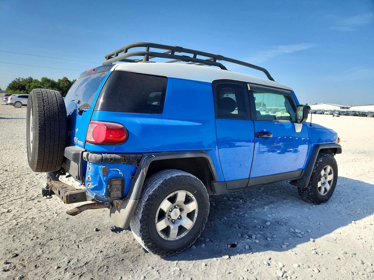 2007 Toyota Fj Cruiser Base Blue vin: JTEBU11F970015835