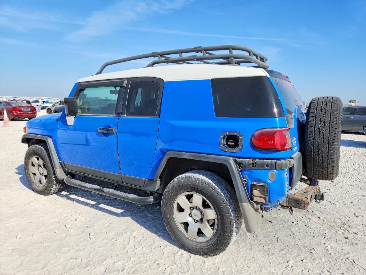 2007 Toyota Fj Cruiser Base Blue vin: JTEBU11F970015835