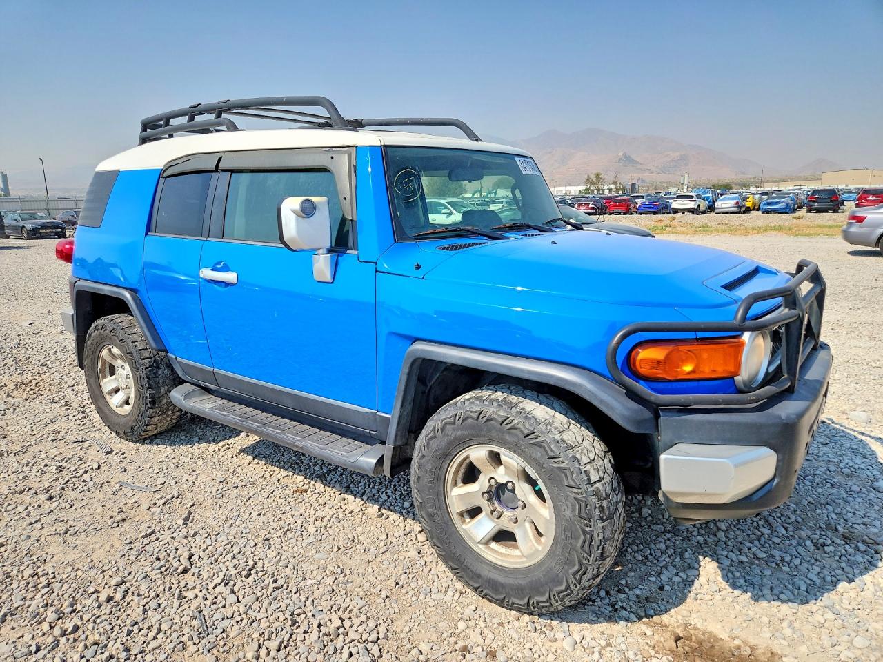 2008 Toyota Fj Cruiser Base Blue vin: JTEBU11F98K023486