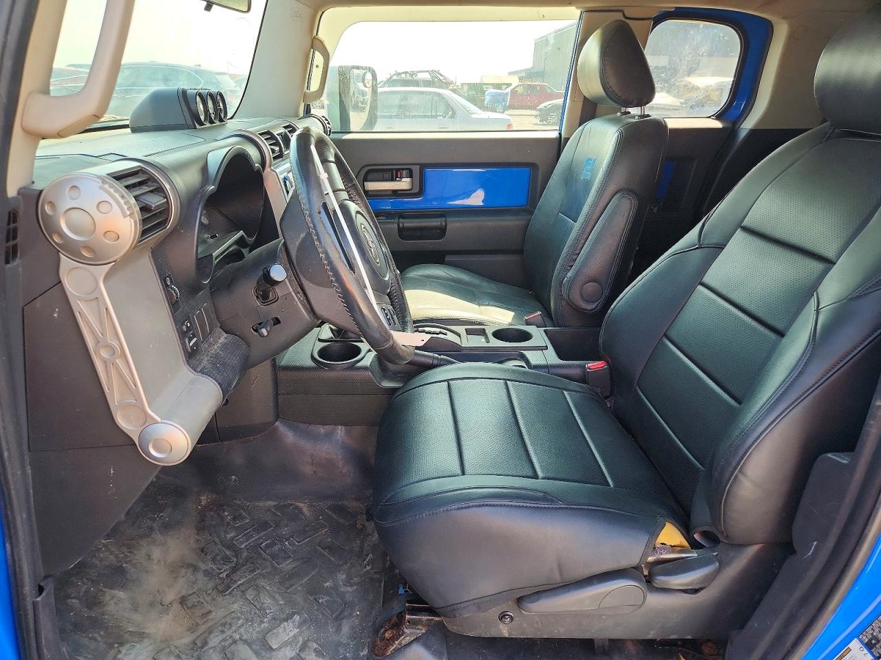 2008 Toyota Fj Cruiser Base Blue vin: JTEBU11F98K023486