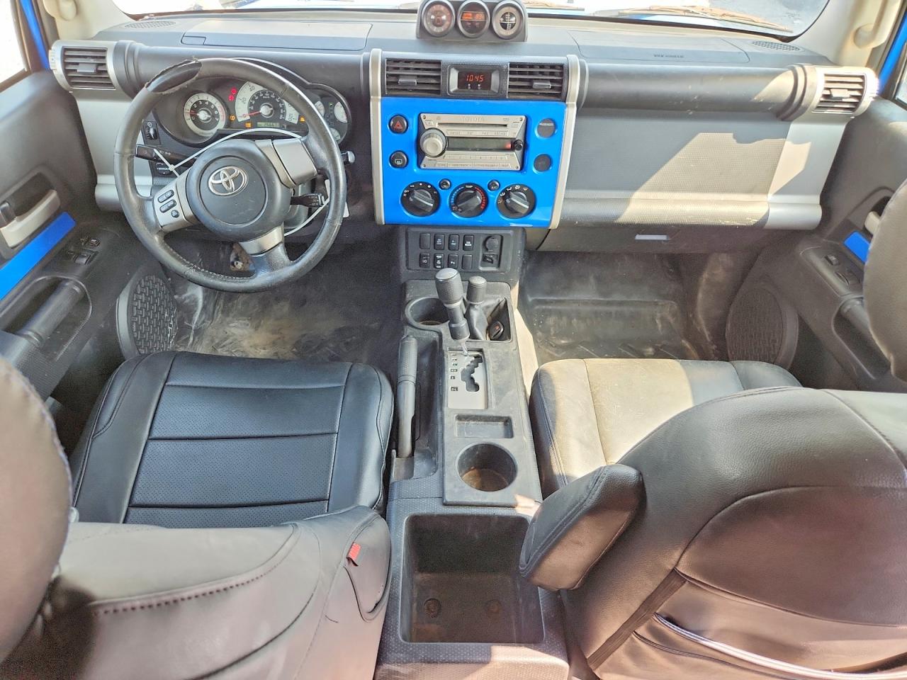 2008 Toyota Fj Cruiser Base Blue vin: JTEBU11F98K023486